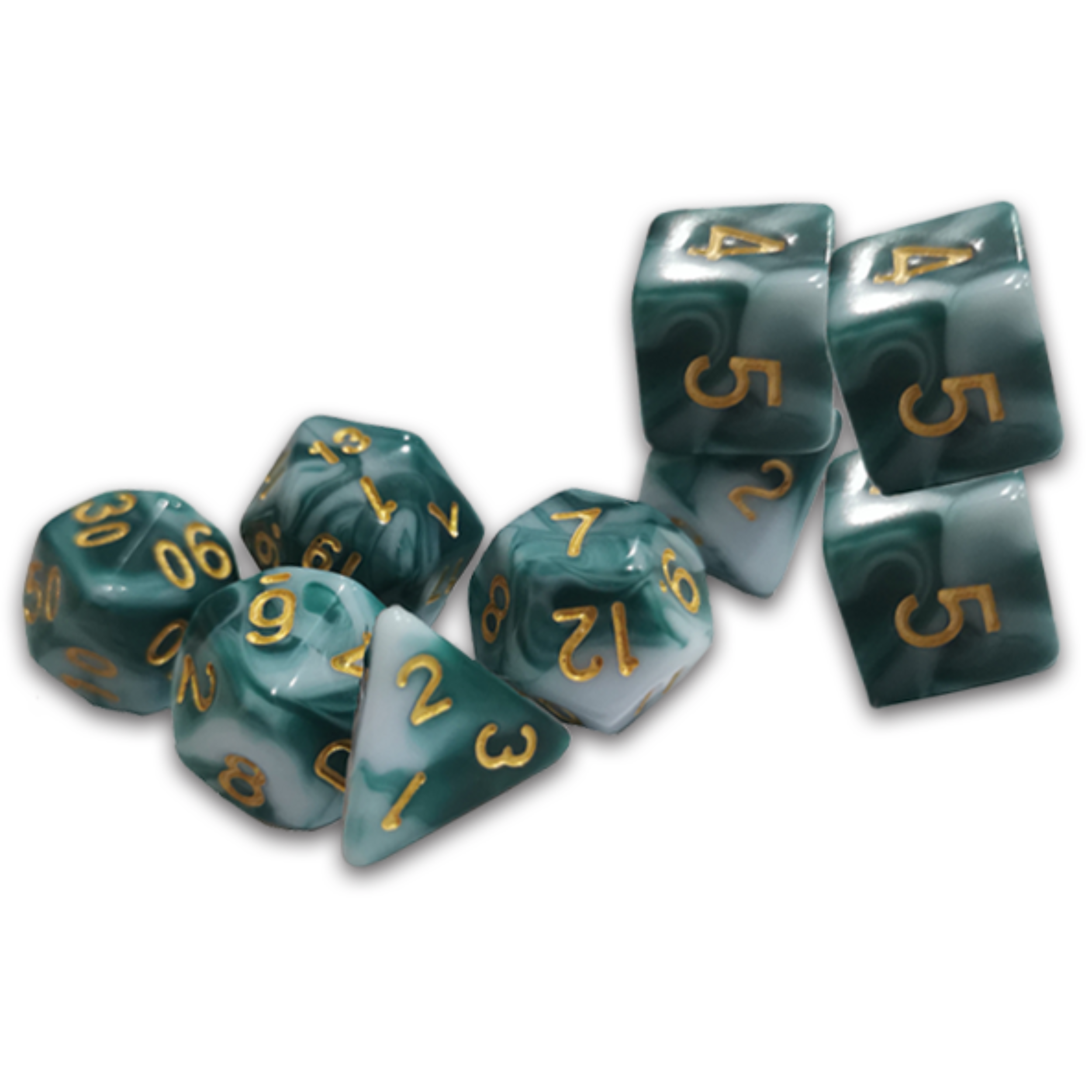 DCC Traditional Thracian Smoky Sacrifice Dice Set